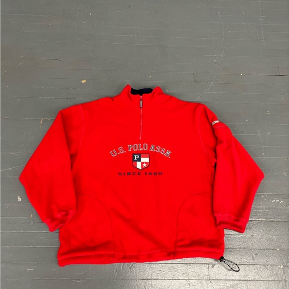 Vintage us polo assn 1/4 zip fleece - Picture 6 of 7